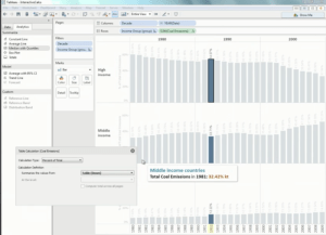 Interactive Table Calculation Editing
